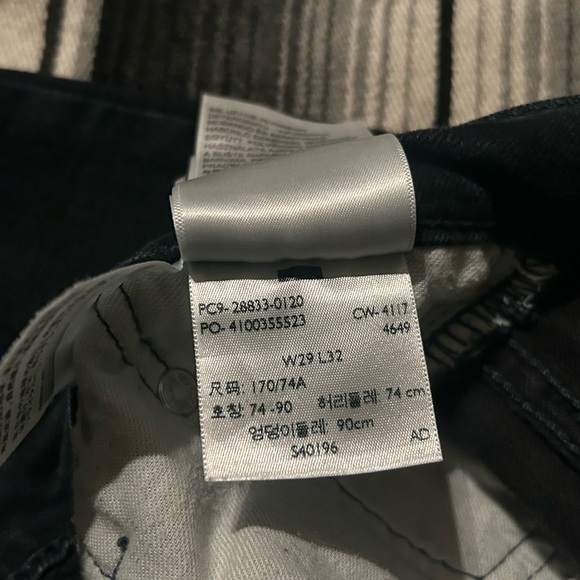 Levi’s 512 Slim-Fit Tapered Hunters Moon Dark Blue denim jeans - 29W x 32L - Picture 8 of 8